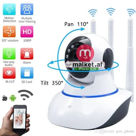 دوربین قابل کنترول با موبایل|ضبط صدا وتصویر در مموری - تصویر 5