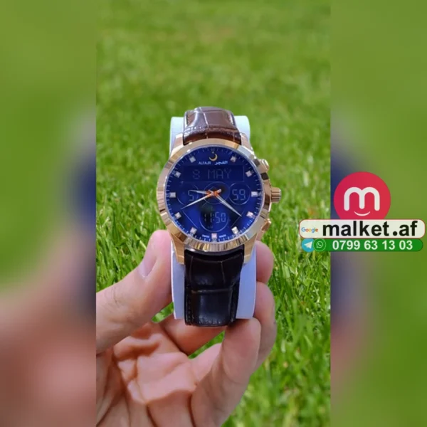 ساعت الفجر با بند چرمی