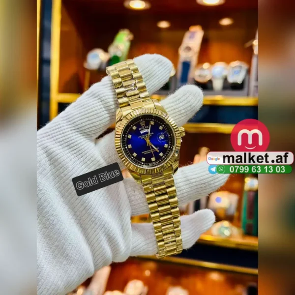 ساعت دستی رولکس طرح جدید رنگ طلایی