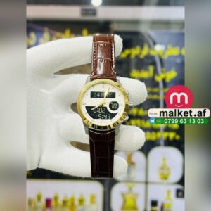 ساعت الفجر بند چرمی مدل 2025